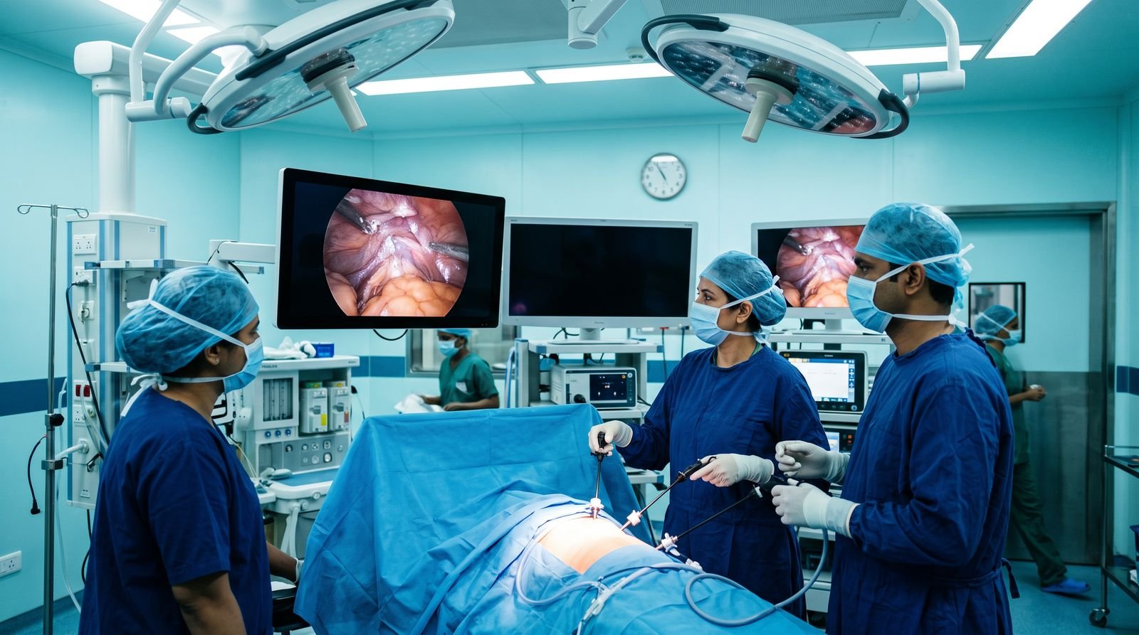 Laparoscopy at Medsovis International Hospital, Gurgaon